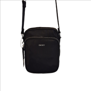 DKNY Gigi Flight Crossbody Nylon Black Bag Adjustable Strap